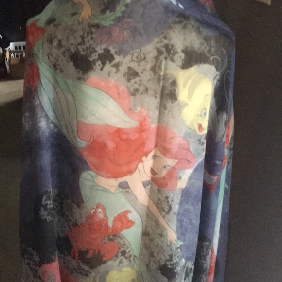 Disney Accessories Little Mermaid Scarf Disney Beach Sarong Poshmark